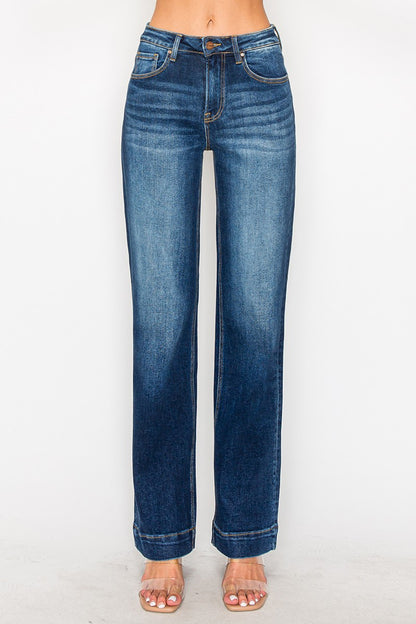 RISEN JEANS HIGH RISE STRAIGHT JEANS (PREORDER)