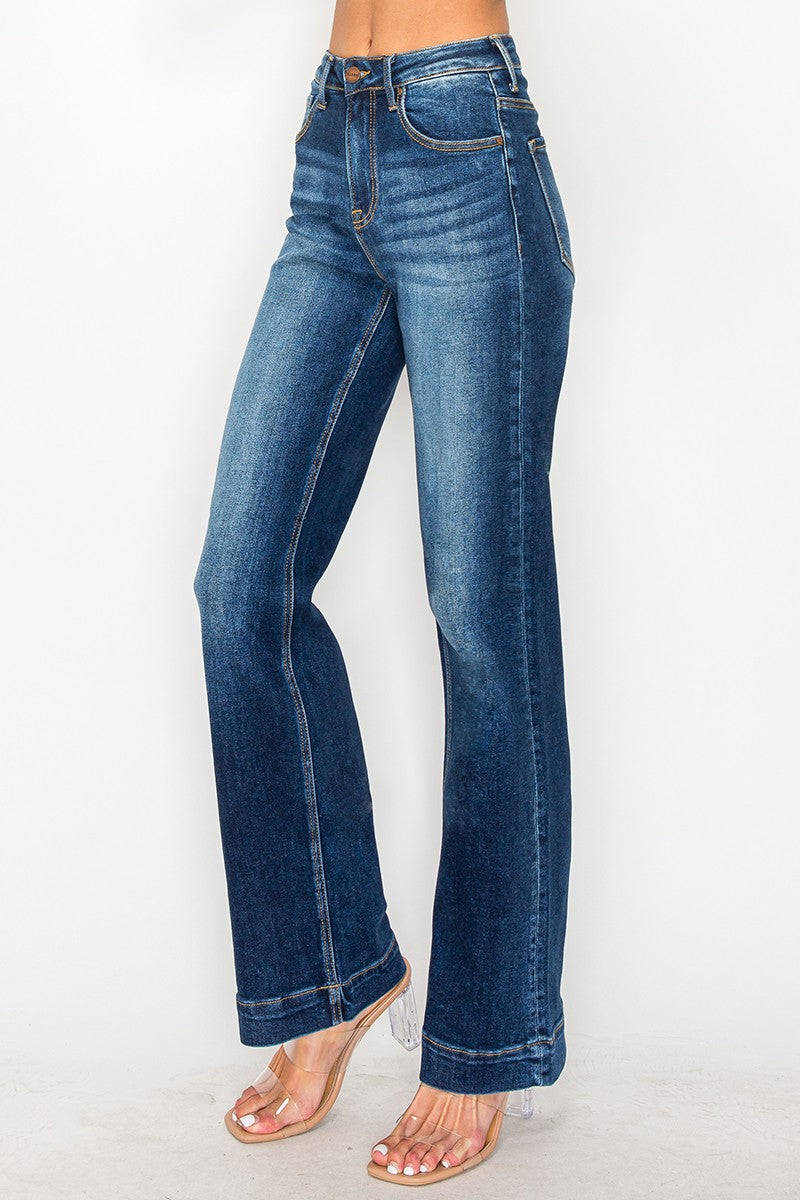 RISEN JEANS HIGH RISE STRAIGHT JEANS (PREORDER)