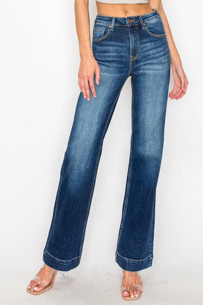 RISEN JEANS HIGH RISE STRAIGHT JEANS (PREORDER)