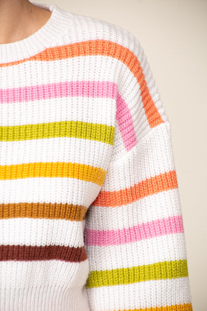 Multi striped sweater