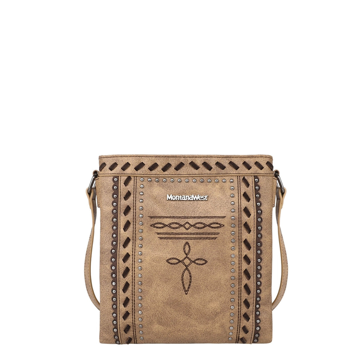 Montana West Embroidered Stitch Crossbody